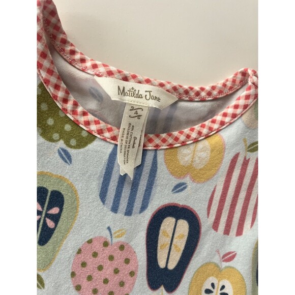 Matilda Jane Apples Dress Size 4 Make Believe Class President Dress - Picture 3 of 5